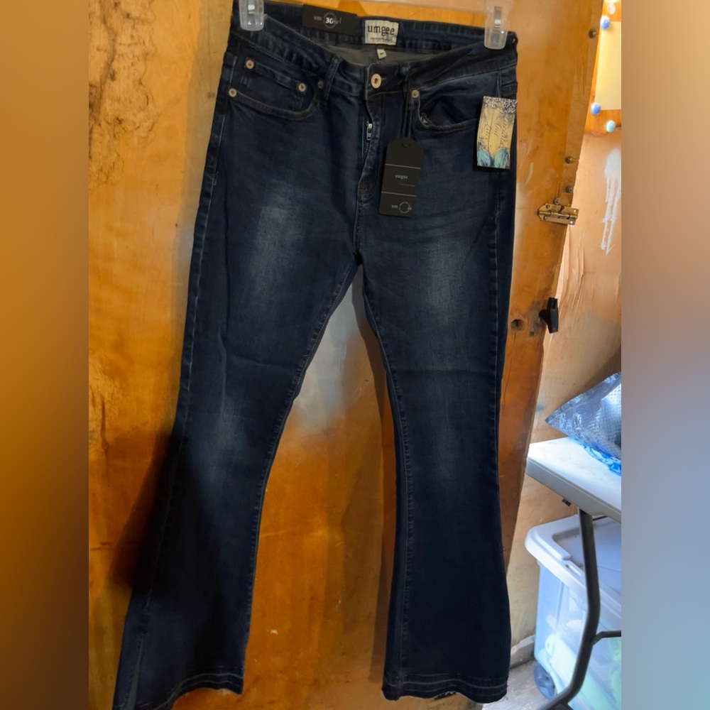 Umgee Dark Indigo Boot Cut Jeans